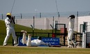 Uganda fail to affect a run out against UAE, UAE v Uganda, ICC Intercontinental Shield, Abu Dhabi