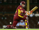 Craig Philipson sweeps during his 100, New South Wales v Queensland, FR Cup, SCG, February 3, 2009