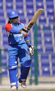 Carl Wright acknowledges applause for his half-century, Scotland v USA, ICC World Twenty20 Qualifiers, February 9, 2010