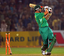 Dale Steyn is bowled after taking South Africa within striking distance, India v South Africa, 1st ODI, Jaipur, February 21, 2010