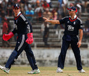 Matt Prior talks to keeper Craig Kieswetter, BCB XI v England XI, 2nd warm-up, Fatullah, February 25, 2009