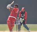 Munish Arora is bowled, Singapore v Bahrain, ICC World Cricket League Division 5, February 27, 2010