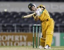 Michael Clarke lofts over the top, New Zealand v Australia, 2nd Twenty20 international, Christchurch, February 28, 2010