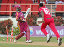 Dwayne Smith is bowled by Shingirai Masakadza, West Indies v Zimbabwe, 1st ODI, Providence, Guyana,  March 3, 2010