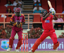 Elton Chigumbura cuts fiercely, West Indies v Zimbabwe, 2nd ODI, Guyana, March 6, 2010