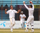 Graeme Swann celebrates another wicket with Matt Prior, Bangladesh v England, 1st Test, Chittagong, March 16, 2010