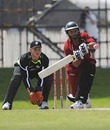 Shahid Afridi hit a quickfire 35 from 20 balls, Fly Emirates XI v Surrey, Emirates Airline Twenty20, Dubai, March 19, 2010