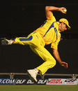 Justin Kemp takes a stunning one-handed catch at the boundary, Delhi Daredevils v Chennai Super Kings, IPL, Delhi, March 19, 2010 