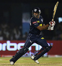 Andrew Symonds cuts during his 53, Deccan Chargers v Kings XI Punjab, IPL, Cuttack, March 19, 2010 