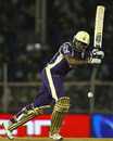 Chris Gayle works one away during his 75, Mumbai Indians v Kolkata Knight Riders, IPL, Mumbai, March 22, 2010