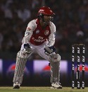 Kumar Sangakkara watches the ball, Kings XI Punjab v Rajasthan Royals, IPL, Mohali, March 24, 2010
