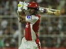 Kumar Sangakkara powers one through the off side, Kolkata Knight Riders v Kings XI Punjab, IPL, Kolkata, April 4, 2010
