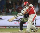Mahela Jayawardene hits over the top, Delhi Daredevils v Kings XI Punajb, IPL, Feroz Shah Kotla, April 11, 2010