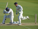 Andrew Strauss made 69 before falling to Jamie Dalrymple, Middlesex v Glamorgan, County Championship, Division Two, Lord's, April 17, 2010