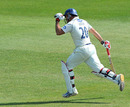 Michael Yardy punches the air after hitting the winning runs for Sussex, Sussex v Surrey, County Championship, Division Two, Hove, April 18, 2010