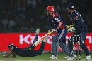 Rohit Sharma takes a blinder to dismiss Virender Sehwag, Delhi Daredevils v Deccan Chargers, IPL, Delhi, April 18, 2010
