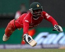 Tatenda Taibu dives to make his ground, Sri Lanka v Zimbabwe, ICC World Twenty20, Guyana, May 3, 2010