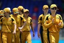 Australia women after their second straight win, Australia women v South Africa women, Group A, ICC Women's World Twenty20, St Kitts, May 7, 2010