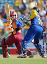 Ramnaresh Sarwan made 28 from 33 balls,  but his dismissal was the end of West Indies' resistance, West Indies v Sri Lanka, Super Eights, ICC World Twenty20, Bridgetown, May 7, 2010