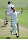 James Tomlinson picked up 5 for 66 on the first day at Trent Bridge, Nottinghamshire v Hampshire, County Championship, Division One, Trent Bridge, May 17, 2010
