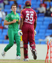 Ryan McLaren rattles Kieron Pollard's stumps, West Indies v South Africa, 1st Twenty20, Antigua, May 19, 2010