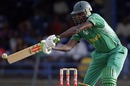 Lonwabo Tsotsobe hits the winning runs, West Indies v South Africa, 5th ODI, Port of Spain, Trinidad, June 3, 2010