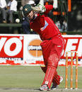 Brendan Taylor drives through mid on, Zimbabwe v Sri Lanka, Tri-Series, 6th match, Harare, June 7, 2010 