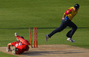 Paul Horton was unable to make his ground as Herschelle Gibbs took the bails off, Yorkshire v Lancashire, Friends Provident t20, Headingley