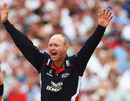 Gary Keedy of Lancashire appeals successfully, Lancashire v Hampshire, Friends Provident Trophy semi-final, Old Trafford, July 5, 2009