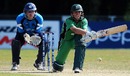 Andrew White unfurls the reverse sweep, Ireland v Scotland, ICC World Cricket League Division 1 final, Amstelveen, July 10, 2010
