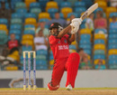 Adrian Barath carves the ball through the off side, Trinidad and Tobago v Canada, Caribbean T20, 1st match, July 22, 2010