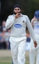 Monty Panesar took 5 for 89 on the fourth day at Uxbridge but could not force a win, Middlesex v Sussex, County Championship Division Two, Uxbridge, July 24, 2010