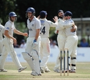 Monty Panesar bowled Andrew Strauss for 37 in the midst of a testing fourth-innings spell, Middlesex v Sussex, County Championship Division Two, Uxbridge, July 24, 2010