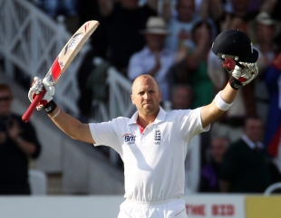 Matt Prior finished unbeaten on 102 as England set Pakistan 435 to win and by stumps on day three at Trent Bridge, Pakistan had stumbled to 15 for 3