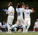Yasir Arafat removed Mark Ramprakash on his way to a five-wicket haul, Surrey v Sussex, County Championship Division Two, Guildford, August 11 2010