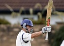 Ewan Chalmers made a fighting half-century but it was in vain, Scotland v Afghanistan, Intercontinental Cup, Ayr, 4th day, August 14, 2010