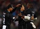 With rain starting to fall, Kieron Pollard took a stunning catch on the boundary that put Somerset ahead on Duckworth/Lewis, Nottinghamshire v Somerset, Friends Provident t20 Semi-Final, Rose Bowl, August 14 2010