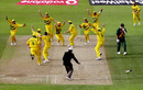 Allan Donald is run out and the game is tied, Australia v South Africa, 2nd semi-final, World Cup, Birmingham, June 17, 1999