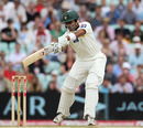 Umar Akmal cuts through the off side as he took Pakistan to victory, England v Pakistan, 3rd Test, The Oval, August 21, 2010