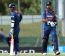 Virat Kohli stood at the crease for a long time after being given out, India v New Zealand, tri-series, 6th ODI, Dambulla, August 25, 2010