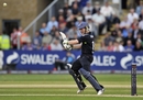 Eoin Morgan slashed Umar Gul over point for the winning runs, England v Pakistan, 1st T20I, Cardiff, September 5, 2010