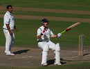 Yorkshire's Jonathan Bairstow celebrates hitting the winnings runs against Nottinghamshire, Nottinghamshire v Yorkshire, County Championship Division One, September 9 2010