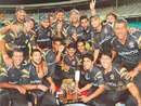Indian Oil Corporation XI after winning the Corporate Trophy, India Cements v Indian Oil Corporation XI, BCCI Corporate Trophy final, Visakhapatnam, September 8, 2010