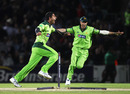 Abdul Razzaq removed James Anderson to spark Pakistan's celebrations, England v Pakistan, 3rd ODI, The Oval, September 17 2010