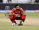  Virat Kohli is dejected after Bangalore lost on the last ball, Bangalore v Mumbai, Champions League Twenty20 2010, Durban, September 19, 2010