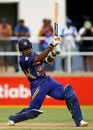 Mahela Jayawardene cracks the ball through point , New Zealand v Sri Lanka, 1st semi-final, Jamaica, April 24, 2007