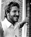 Ian Botham enters the pavilion with a stump as a souvenir, England v Australia, 3rd Test, Headingley, 5th day, July 21, 1981