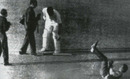 Bill Lawry was accused of striking a photographer during a pitch invasion, India v Australia, 4th Test, Calcutta, December 16, 1969