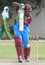 Kieran Powell drives down the ground, Guyana v Sagicor High Performance Centre, Group B match, WICB Cup, Kensington Park, Kingston, October 15, 2010