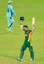Ed Cowan celebrates his century, New South Wales v Tasmania, Ryobi Cup, Sydney, October 22, 2010